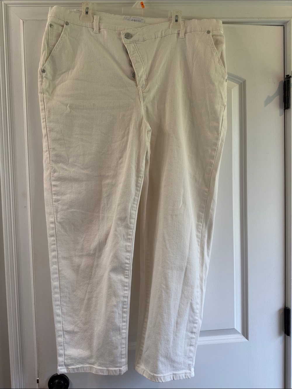 Eloquii Elements white pants